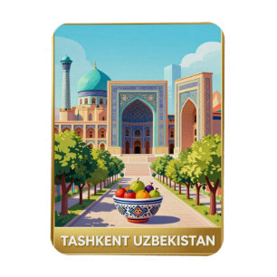 Magnet Flexible Tachkent Voyage Patrimoine Ouzbékistan