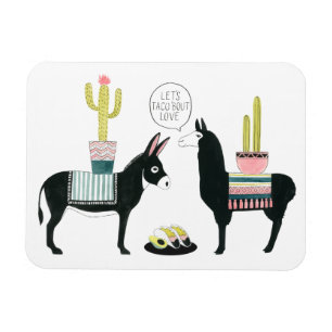 Magnet Flexible Taco à propos d'amour