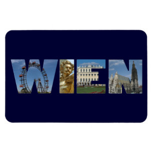 Magnet Flexible Tag Wien Avec Des Sites Célèbres