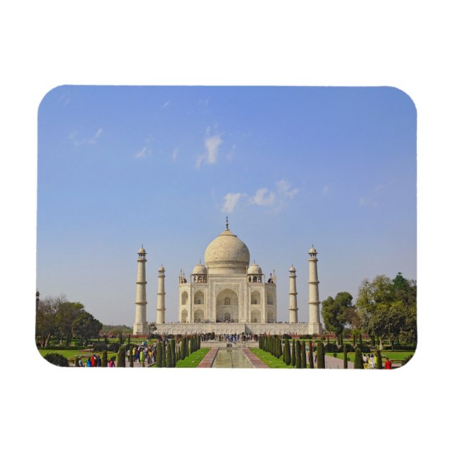 Magnet Flexible Taj Mahal, un mausolée situé à Agra, en Inde, (Horizontal)