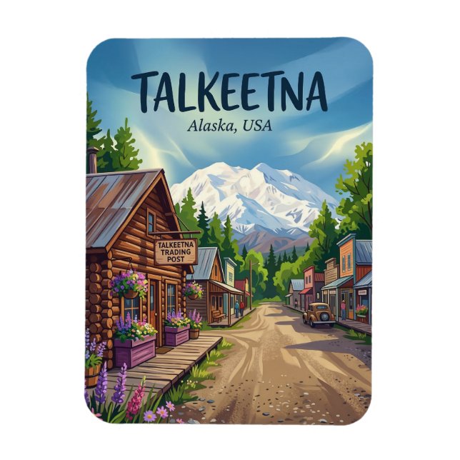 Magnet Flexible Talkeetna Alaska (Vertical)