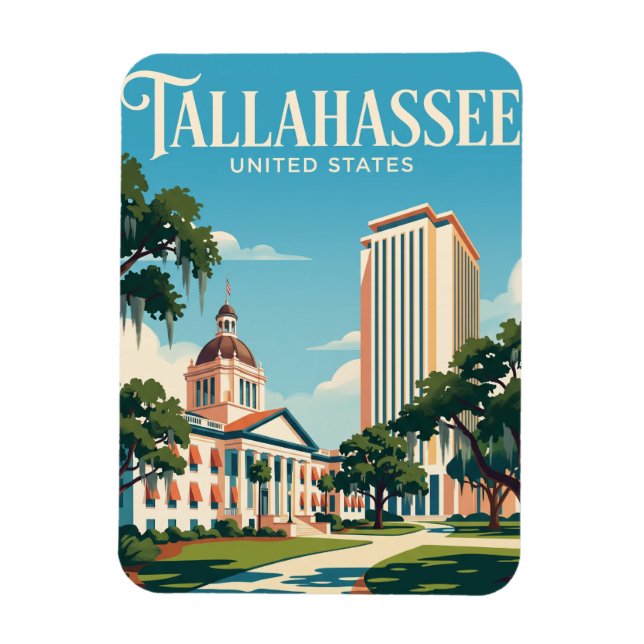 Magnet Flexible Tallahassee Floride (Vertical)