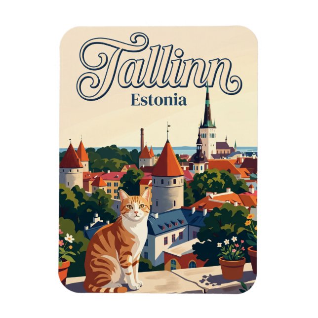 Magnet Flexible Tallinn Estonie (Vertical)