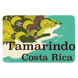 Magnet Flexible Tamarindo Costa Rica affiche de voyage