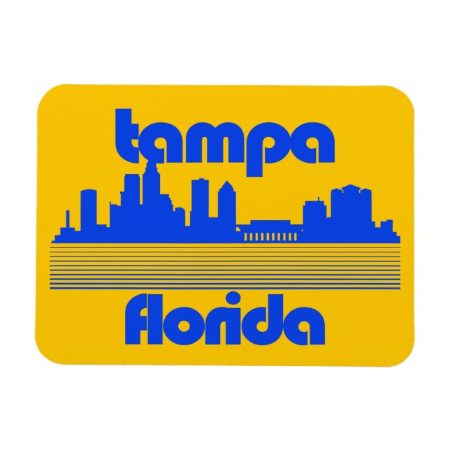 Magnet Flexible Tampa Floride (Horizontal)