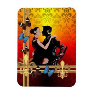Magnet Flexible Tango sur damas