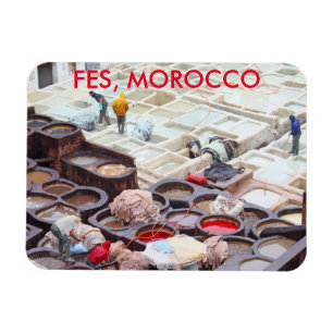 Magnet Flexible Tanneries Fès, Maroc