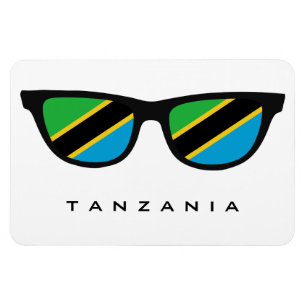 Magnet Flexible Tanzanie Shades texte personnalisé et aimant coule