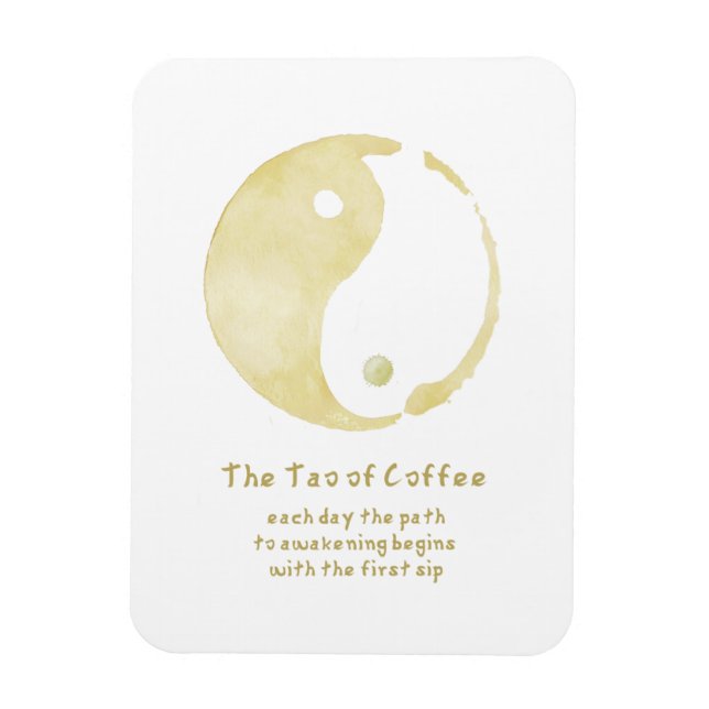 Magnet Flexible tao d'aimant de café (Vertical)