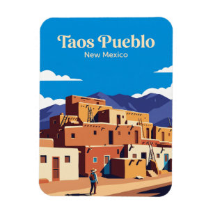 Magnet Flexible Taos Pueblo États-Unis