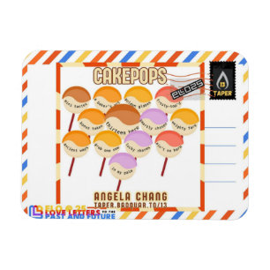 Magnet Flexible Taper:CakePops Bonjour d'ELO2025