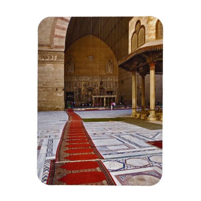 Magnet Flexible Tapis de prière menant à une mosquée islamique, Le (Vertical)