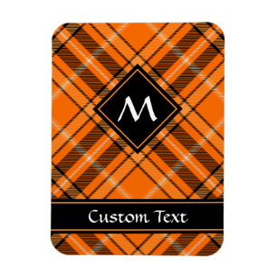 Magnet Flexible Tartan orange d'Halloween