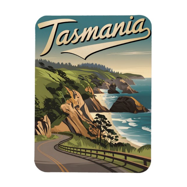 Magnet Flexible Tasmanie Vintage (Vertical)