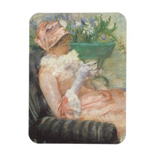 Magnet Flexible Tasse de thé de Mary Cassatt, impressionnisme Vint