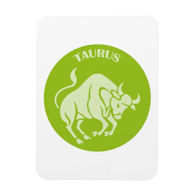 Magnet Flexible Taureau, Signe du zodiaque, Horoscope, Astrologie (Vertical)
