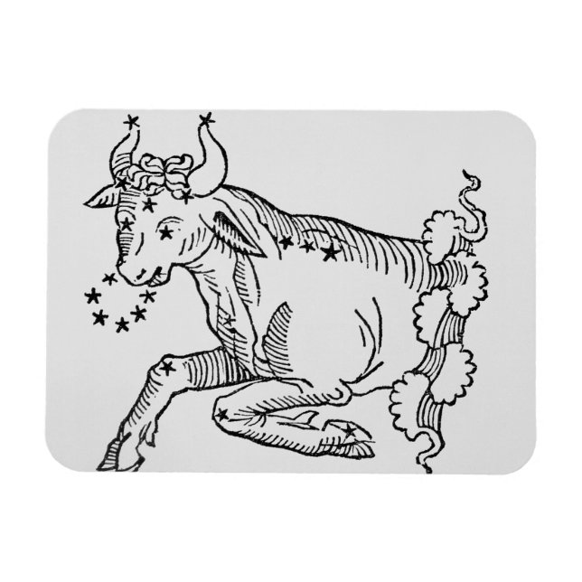 Magnet Flexible Taurus (le Taureau) une illustration de "Poétique (Horizontal)