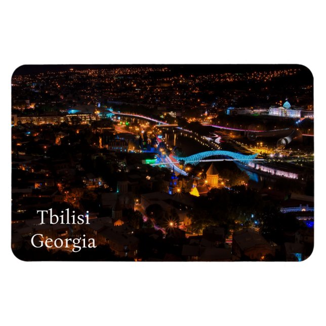 Magnet Flexible Tbilissi la nuit (Horizontal)