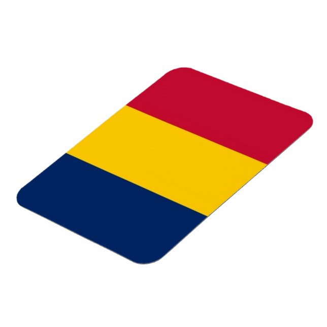 Magnet Flexible Tchad - Drapeau - (Côté Gauche)