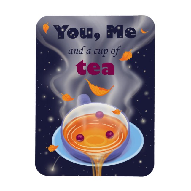 Magnet Flexible Tea Party Tea Cup Tea Time (Vertical)