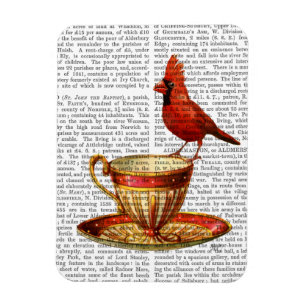 Magnet Flexible Teacup Et Cardinal Rouge