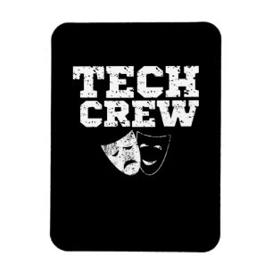 Magnet Flexible Tech Crew Team Sound Theater Theatre Musical Studi