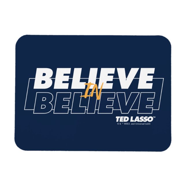 Magnet Flexible Ted Lasso | Croire en la foi (Horizontal)