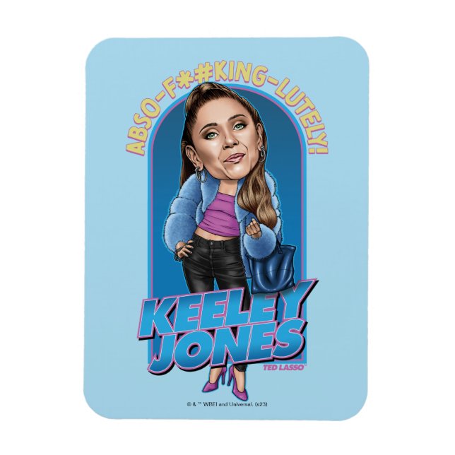 Magnet Flexible Ted Lasso | Keeley Jones Bobblehead (Vertical)