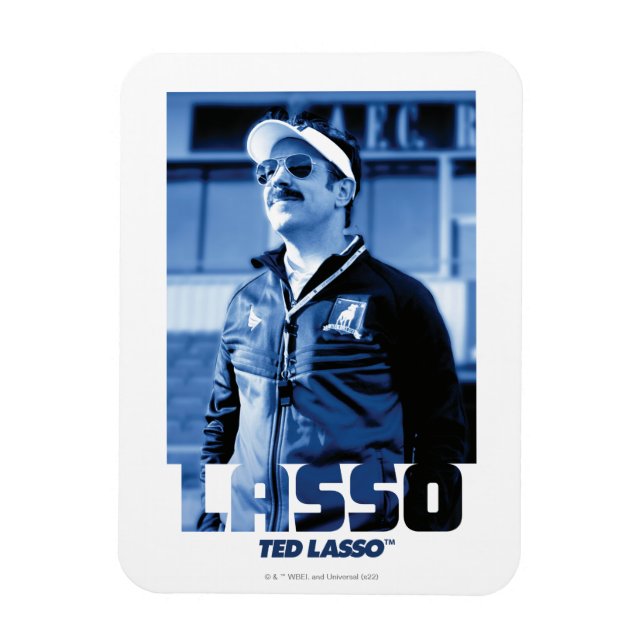 Magnet Flexible Ted Lasso | Lasso Photo Portrait Graphique (Vertical)