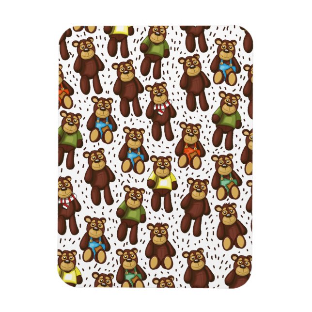 Magnet Flexible Teddy Bear motif (Vertical)