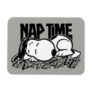 Magnet Flexible Tee - shirt   Snoopy Nap Time