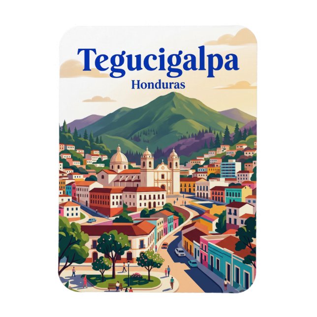Magnet Flexible Tegucigalpa Honduras (Vertical)