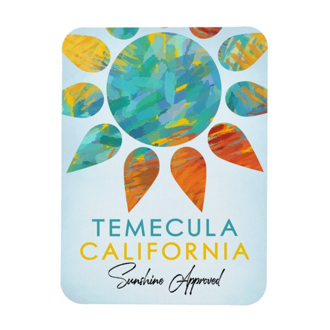 Magnet Flexible Temecula California Sunshine Travel (Vertical)