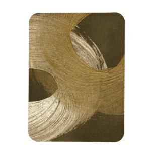 Magnet Flexible Tempête de sable circulaire dans le brun bronzage