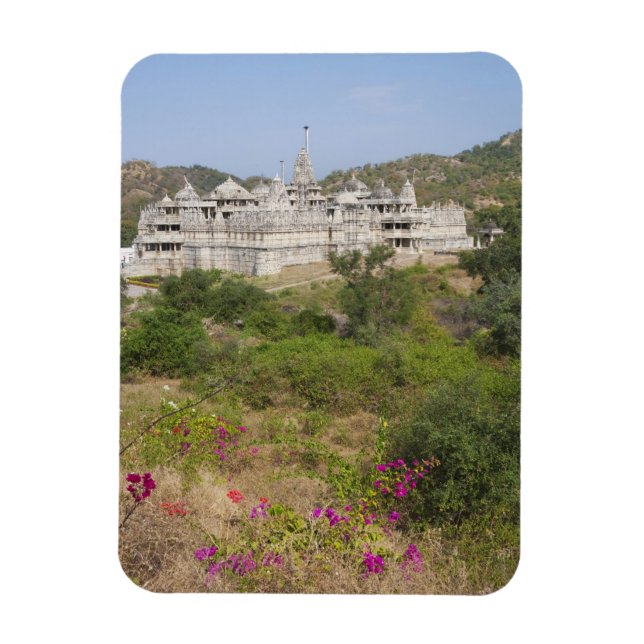 Magnet Flexible Temple jaïn de Ranakpur, Ranakpur, Rajasthan, Inde (Vertical)