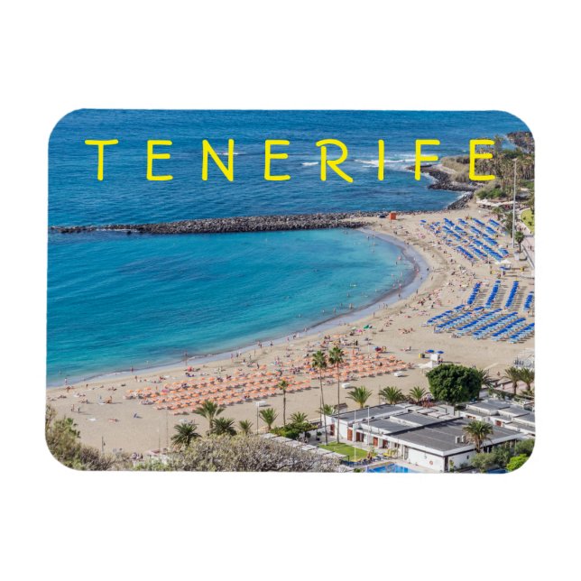 Magnet Flexible Tenerife Las Vistas vue réfrigérateur aimant (Horizontal)
