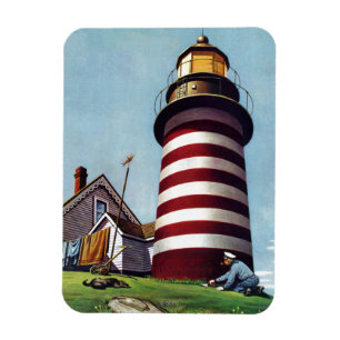 Magnet Flexible Teneur de phare par Stevan Dohanos