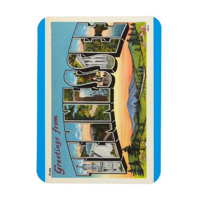 Magnet Flexible Tennessee, aimant (Vertical)