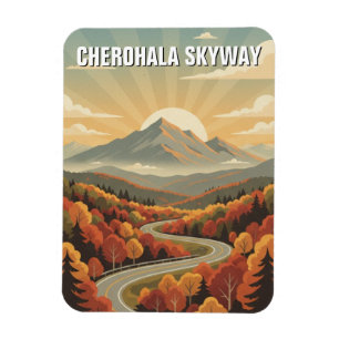 Magnet Flexible Tennessee Cherohala Skyway Souvenir