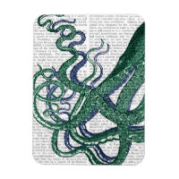 Tentacles de pieuvre vert et bleu