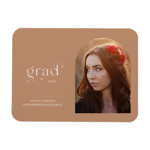 Magnet Flexible Terracotta Arch Photo 2025 Faire-part de graduatio