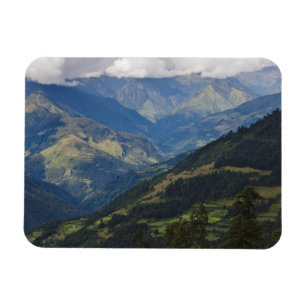 Magnet Flexible Terres agricoles et village dans l'Himalaya