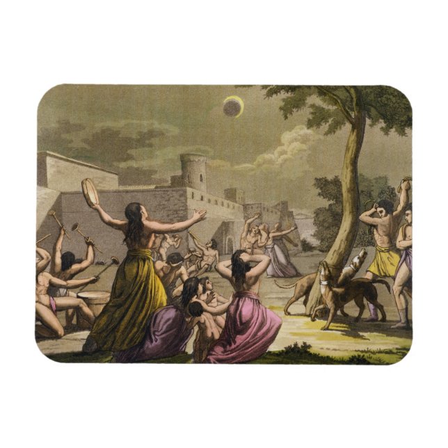 Magnet Flexible Terreur des Péruviens pendant une éclipse de m (Horizontal)
