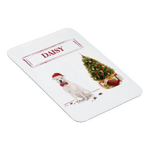 Magnet Flexible Terrier américain Staffordshire Noël Chien Drôle