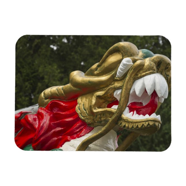 Magnet Flexible Tête de dragon de bateau chinois, Stanley Park (Horizontal)
