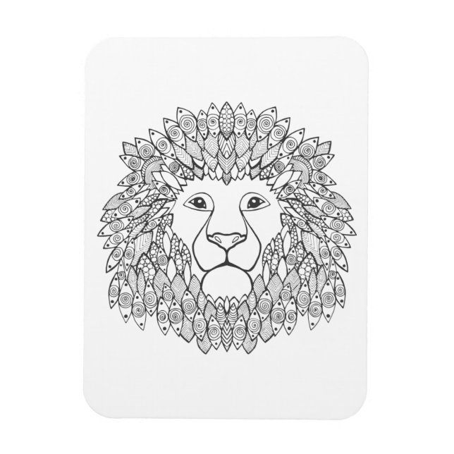 Magnet Flexible Tête de lion inspirée (Vertical)