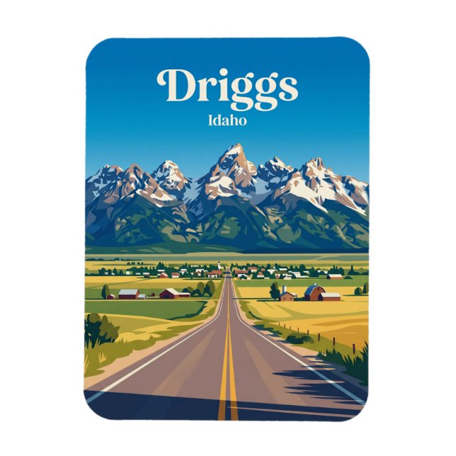 Magnet Flexible Teton Scenic Byway Idaho (Vertical)