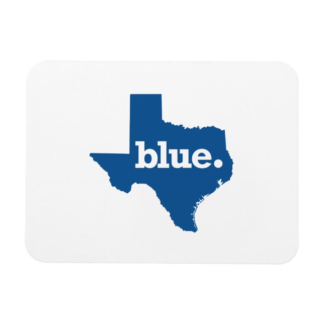 MAGNET FLEXIBLE TEXAS BLUE STATE (Horizontal)