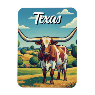 Magnet Flexible Texas longhorn