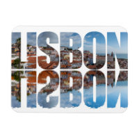 Texte de Lisbonne composé vieille ville vue avec r
